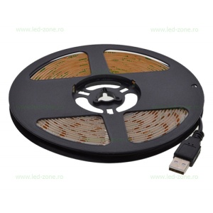 Banda LED 2835 60 SMD/ML Silicon 5V USB - Img 3