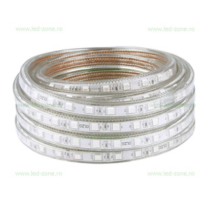 Banda LED 5050 60 SMD/ML RGB 220V Super Bright - Img 2