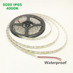 Banda LED 5050 60 SMD/ML Silicon Alb Natural 12V - Img 2