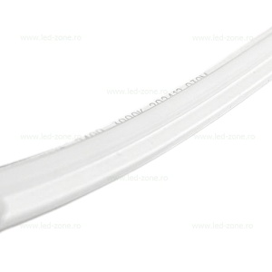 Banda LED COB 220V Alba Slim Silicon Mat Autoadeziva Taiere 10cm - Img 8