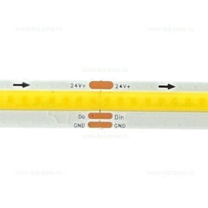 Banda LED COB 360 LED/ML Interior Digitala IC 24V Rola 5m - Img 2