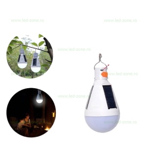 Bec LED 7W 220V Glob Incarcare Solara IP65 Emergenta - Img 3