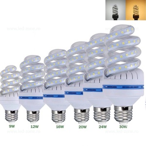 Bec LED E27 16W Spirala