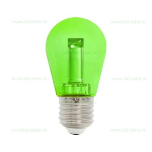 Bec LED E27 2W Glob Clar Color - Img 4
