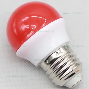 Bec LED E27 2W Glob Mat Color - Img 2