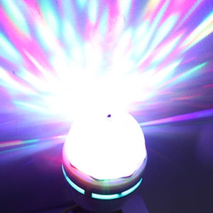 Bec LED E27 3W Cristal Multicolor Autorotativ - Img 2