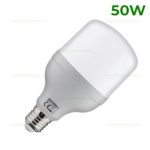 Bec LED E27 50W Dispersor Mat Plastic TORCH - Img 2