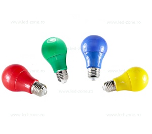 Bec LED E27 7W Glob Mat 260 Grade Color - Img 5