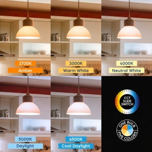 Bec LED E27 8.5W CCT 5 Functii