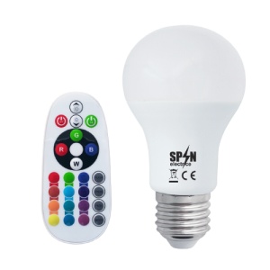 Bec LED E27 8W Iluminare 260 Grade RGBW