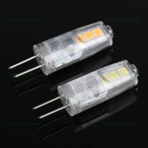 Bec LED G4 1.5W SMD Plastic 12V  - Img 2