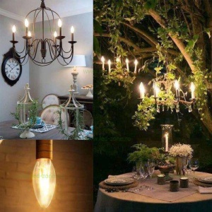 Bec LED Vintage E14 4W Lumanare C35 Dimabil - Img 2