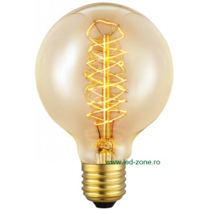 Bec Vintage Decorativ E27 40W Glob G95