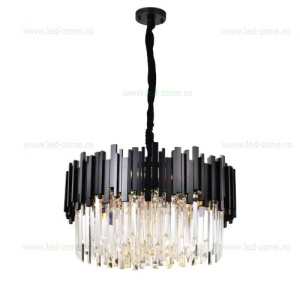 Candelabru 8 Socluri E27 Negru LZ339-500
