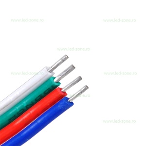 Conector Alimentare 4 Pini Banda LED SMD 5050 12V RGB - Img 4