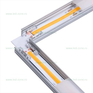 Conector Imbinare 2 Contacte Unghi 90 Banda LED COB 5mm - Img 2