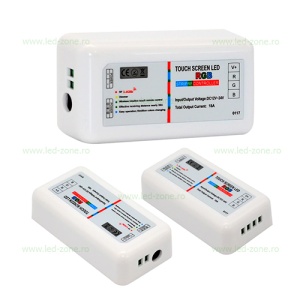 Controller Banda LED RGB 18A 216W Telecomanda RF Alb - Img 2