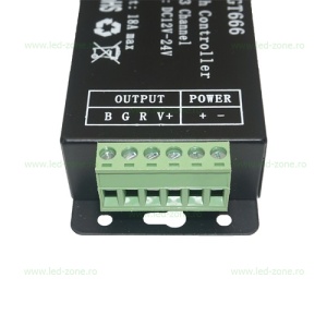 Controller Banda LED RGB 216W Telecomanda RF Alba - Img 2