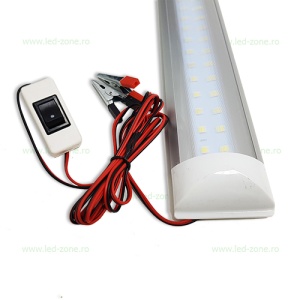 Corp Iluminat LED 30W 60cm Clar Aluminiu 12V Clesti - Img 3