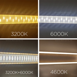 Corp Iluminat LED 36W 60cm Clar 4 Functii