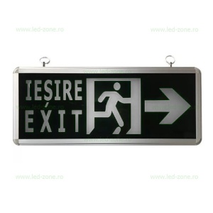 Indicator LED Exit - Iesire Sageata Lateral 2 Fete - Img 2