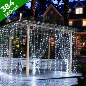 Instalatie LED Perdea Turturi 8x1m Exterior Flash