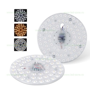 Kit LED Plafoniera 36W Rotund SMD2835 3 Functii