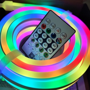 Kit Neonflex LED RGB Digital Muzical 10m Telecomanda si Telefon CAPITAL-10 - Img 6
