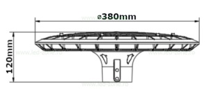 Lampa LED Iluminat Parc 60W UFO - Img 2