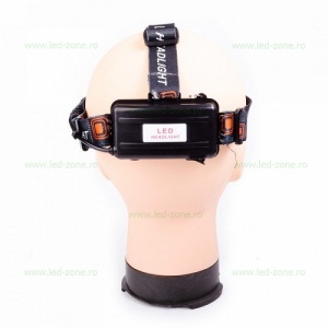 Lanterna LED Frontala 8W Lumina Alb-Verde - Img 2
