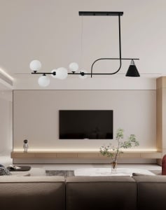 Lustra 6 Socluri G9 + 1 Soclu E14 LZDX1022-7 - Img 2