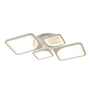 Lustra LED 100W Alba 3 Functii Dimabila cu Telecomanda LZ6604-2+2