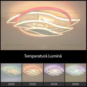 Lustra LED 102W 3 Functii RGB Smart Dimabila cu Telecomanda LZ9209-400