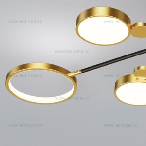 Lustra LED 128W 3 Functii Dimabila Telecomanda LZC2036-80C
