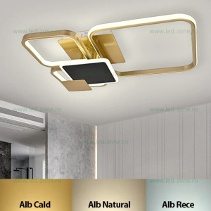 Lustra LED 128W 3 Functii Dimabila Telecomanda LZR9042