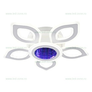 Lustra LED 130W 3 Functii Dimabila cu Telecomanda LZR9019-5+1