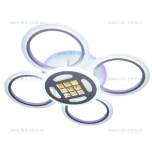 Lustra LED 145W 3 Functii Dimabila cu Telecomanda LZ8867-4+1 - Img 2