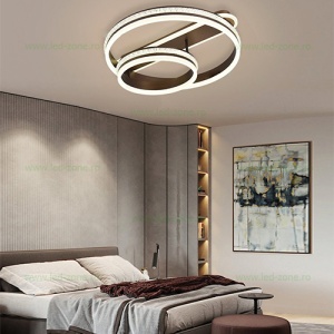 Lustra LED 160W 3 Functii Dimabila cu Telecomanda Cristal LZC872-2A - Img 3