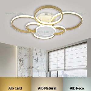 Lustra LED 196W 3 Functii Dimabila cu Telecomanda LZR9037