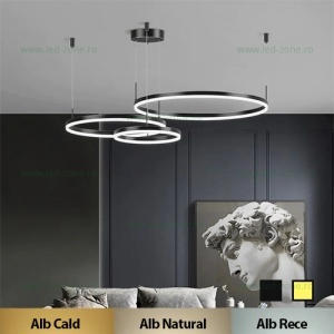 Lustra LED 204W Dimabila 3 Functii cu Telecomanda LZ3651