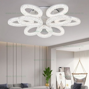 Lustra LED 210W 3 Functii Dimabila cu Telecomanda LZG3546-6-3 - Img 2