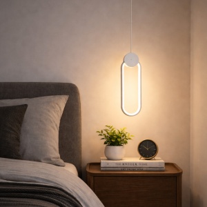Lustra LED 24W Alba Pendul 3 Functii LZ321