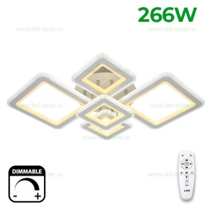 Lustra LED 266W 3 Functii Dimabila cu Telecomanda LZ6604D-23S - Img 1
