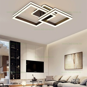 Lustra LED 288W 3 Functii Dimabila cu Telecomanda Cristal LZC870-2A - Img 3