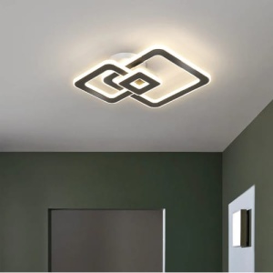 Lustra LED 48W Neagra 3 Functii LZ8166
