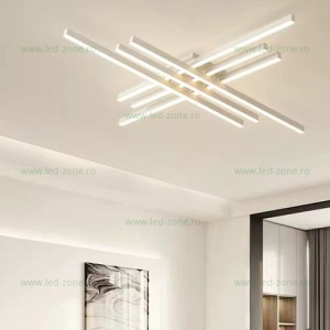 Lustra LED 55W 3 Functii Dimabila cu Telecomanda LZC80534 - Img 3