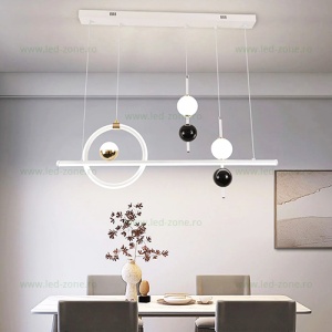 Lustra LED 60W 3 Functii cu Telecomanda LZ1636 - Img 2