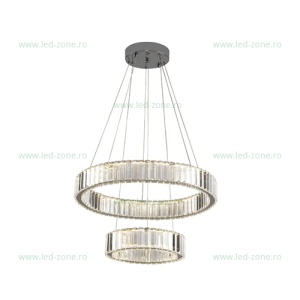 Lustra LED 64W 3 Functii cu Telecomanda Cristal LZ7106-550 - Img 4