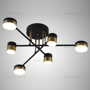 Lustra LED 72W 3 Functii Dimabila cu Telecomanda LZR9031-6 - Img 3