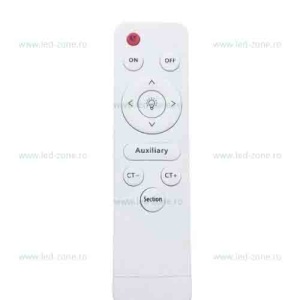 Lustra LED 80W Alba 3 Functii Dimabila cu Telecomanda LZ75L053 - Img 2